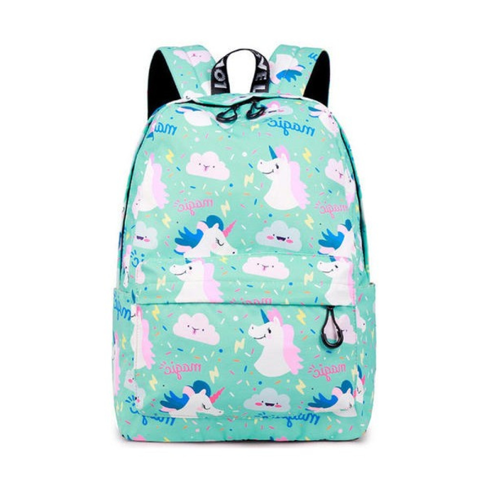 Xhang Sevimli Hafif Unicorn Sırt Çantaları Genç Kız Okul Çantaları Çocuk Bookbags (Yurt Dışından) - Yeşil Okul Çantası Fiyatı
