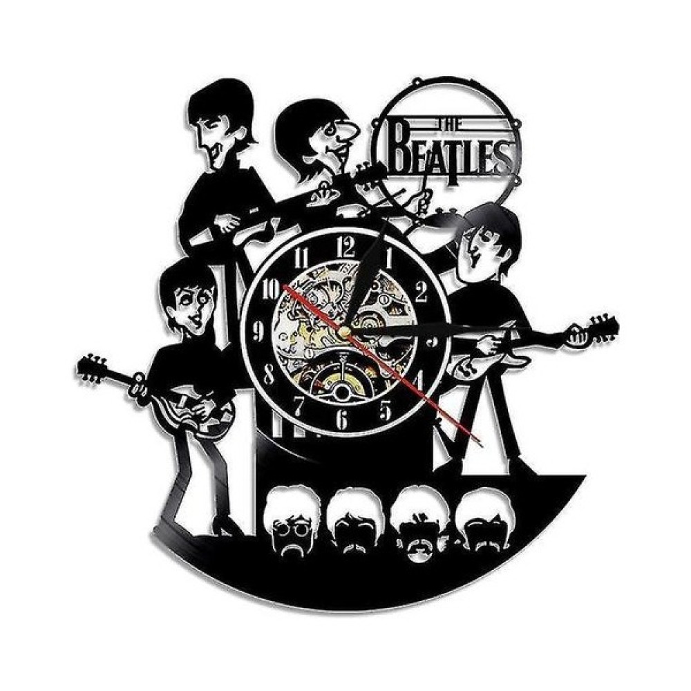 Xhang Vinil Kayıt Duvar Saati, Beatles Record Duvar Saati, Retro Ev Dekorasyon Duvar Saati (Yurt Dışından) - Siyah Dekoratif Saat Fiyatı