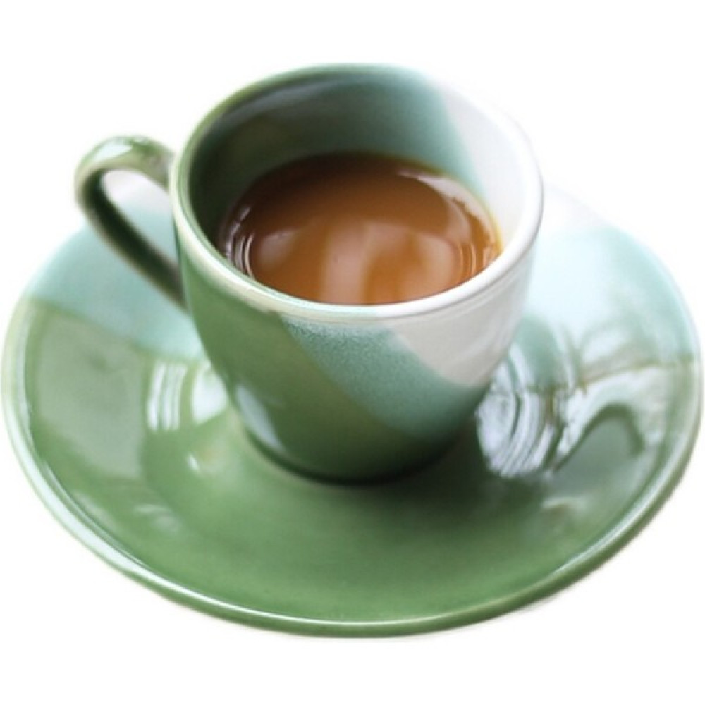 Xhang Yeşil Vintage Kahve Fincanı Minimalistin Dışında Minimalist Çay Kahve Fincanı Seramik Yeniden Kullanılabilir Ürünleri | Kahve Kupası Setleri Fincan / Bardak / Kahve Takımı Fiyatı