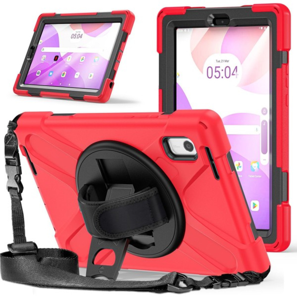 Xhappy Lenovo M9 Tablet Kılıfı 2023 Silikon TB-310FU Omuz Askısı El Askısı Tutacağı (Yurt Dışından) - Kırmızı Tablet Kılıfı Fiyatı