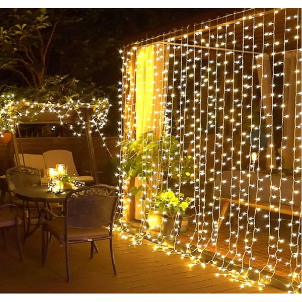 XharMa Perde LED Sarı Işık 3 x 3 Led Aydınlatmalar Fiyatı