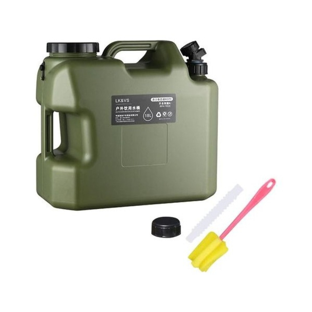 Xhltd 18L Açık Kamp Piknik Su Kova Çanta Musluk Taşınabilir Araba Sürüş Su Deposu Teneke Kutu Konteyner Hiking Trekking | Su Torbaları (Yurt Dışından) Kamp Mutfağı Fiyatı