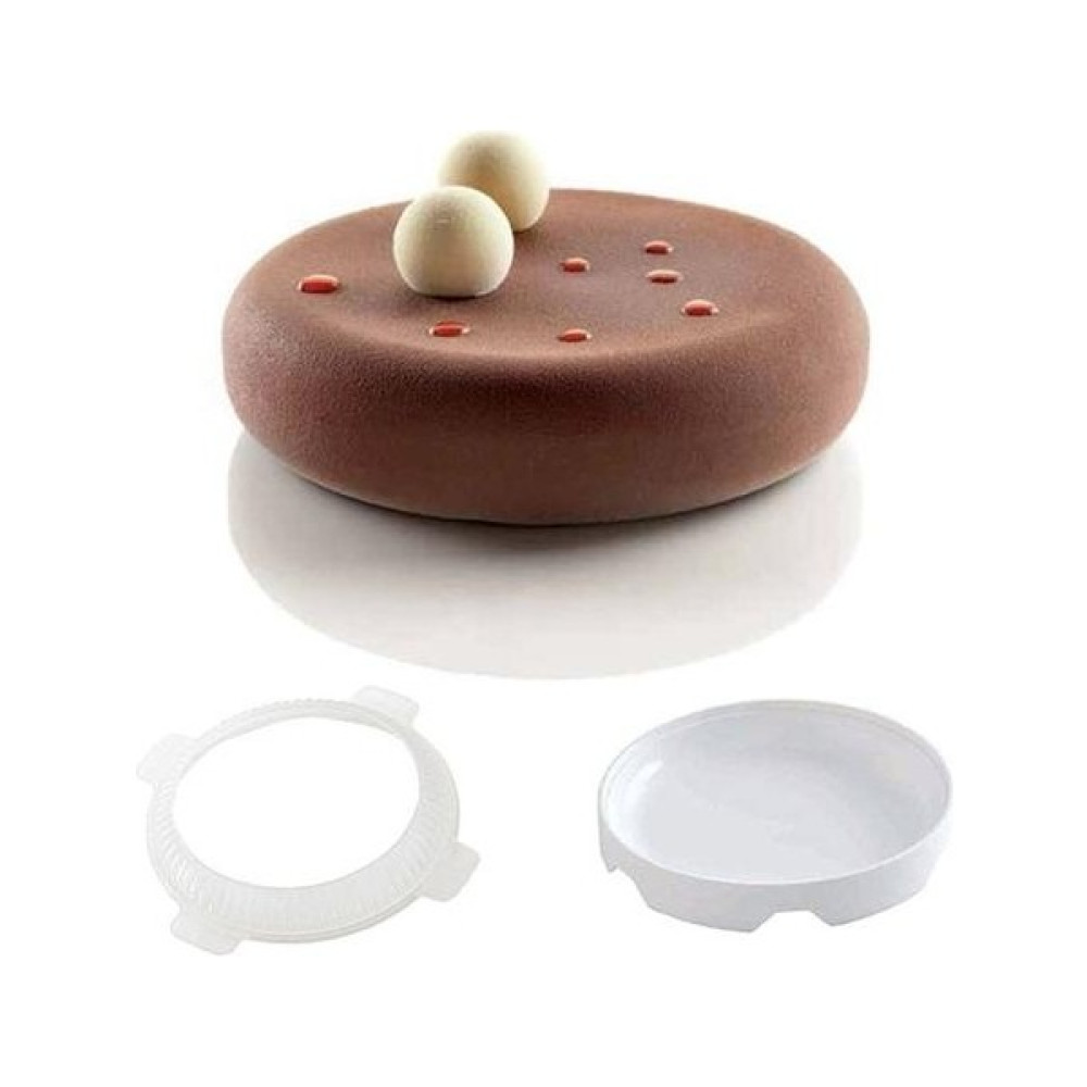 Xhltd Mousse Dondurma Için Yuvarlak Silikon Kek Kalıp 3D Cakes Pişirme Pan Aksesuarları Bakeware Kek Dekorasyon Araçları Malzemeleri | Yuvarlak Sil... Kek Kalıpları Fiyatı