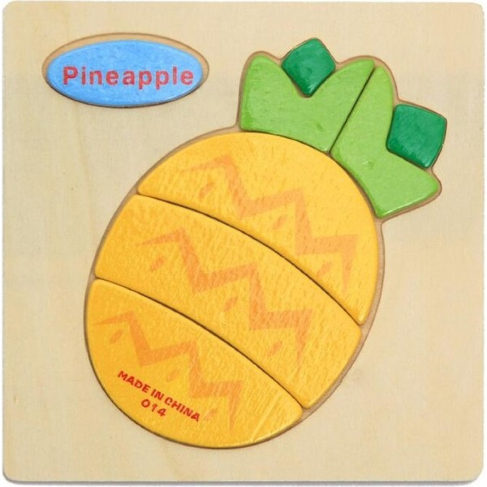 Xhome Eğitici Ahşap 3D Hayvan Yapboz Oyuncaklar - Ananas (Yurt Dışından) Eğitici Oyuncak Fiyatı