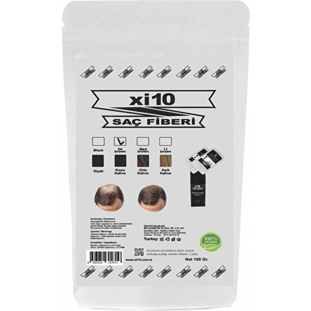 Xi10 Koyu Kahve Saç Tozu 100 gr Saç Boyası Fiyatı