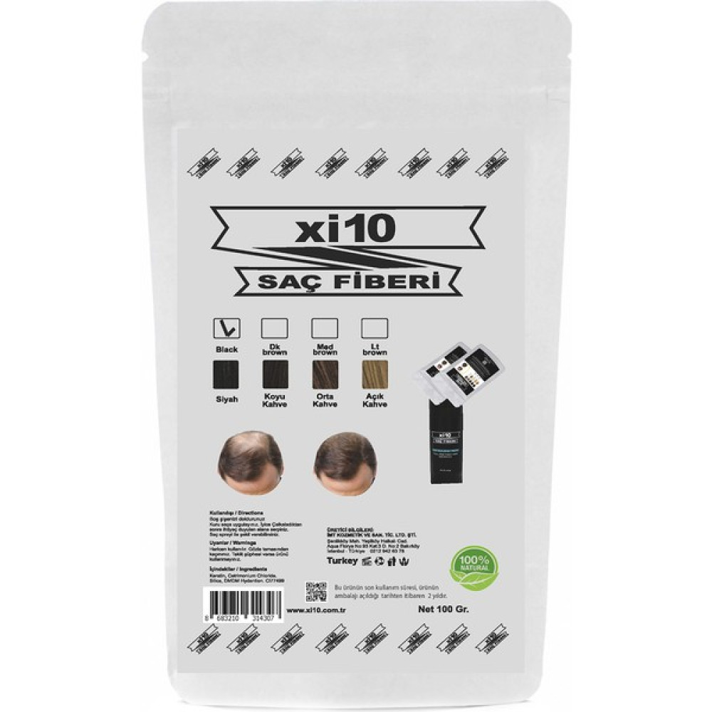 XI10 Siyah Saç Tozu 200 gr Ekonomik Boy Topik Oto Boyaları Fiyatı