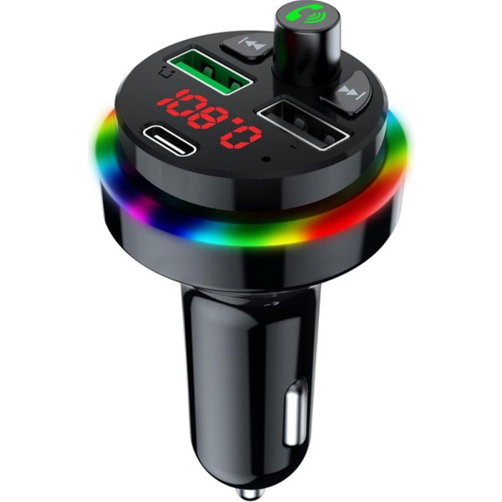 Xiaoai Bluetooth Verici Araç Malzemeleri Bluetooth Alıcısı Müzik Çalma USB Bağlantı Noktası Mp3 Çalma Eller Serbest Arama (Yurt Dışından) - Siyah Oto Teypleri Fiyatı