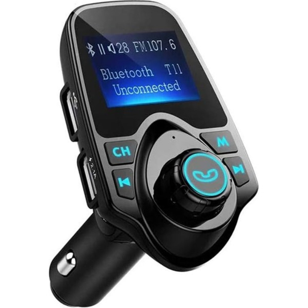 Xiaofeng T11 Kablosuz Bluetooth Fm Verici Handsfree Araç Kiti Mp3 Çalar Çift USB Bağlantı Noktalı Kablosuz Bluetooth Adaptörü Araç Kiti (Yurt Dışın... Oto Teypleri Fiyatı