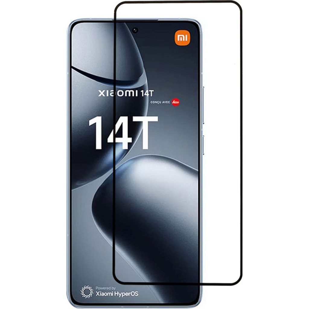 Xiaomi 14T Kırılmaz Cam 5d Tam Kaplayan 9h Temperli Ekran Koruyucu - Siyah - Şeffaf Cep Telefonu Ekran Koruyucusu Fiyatı