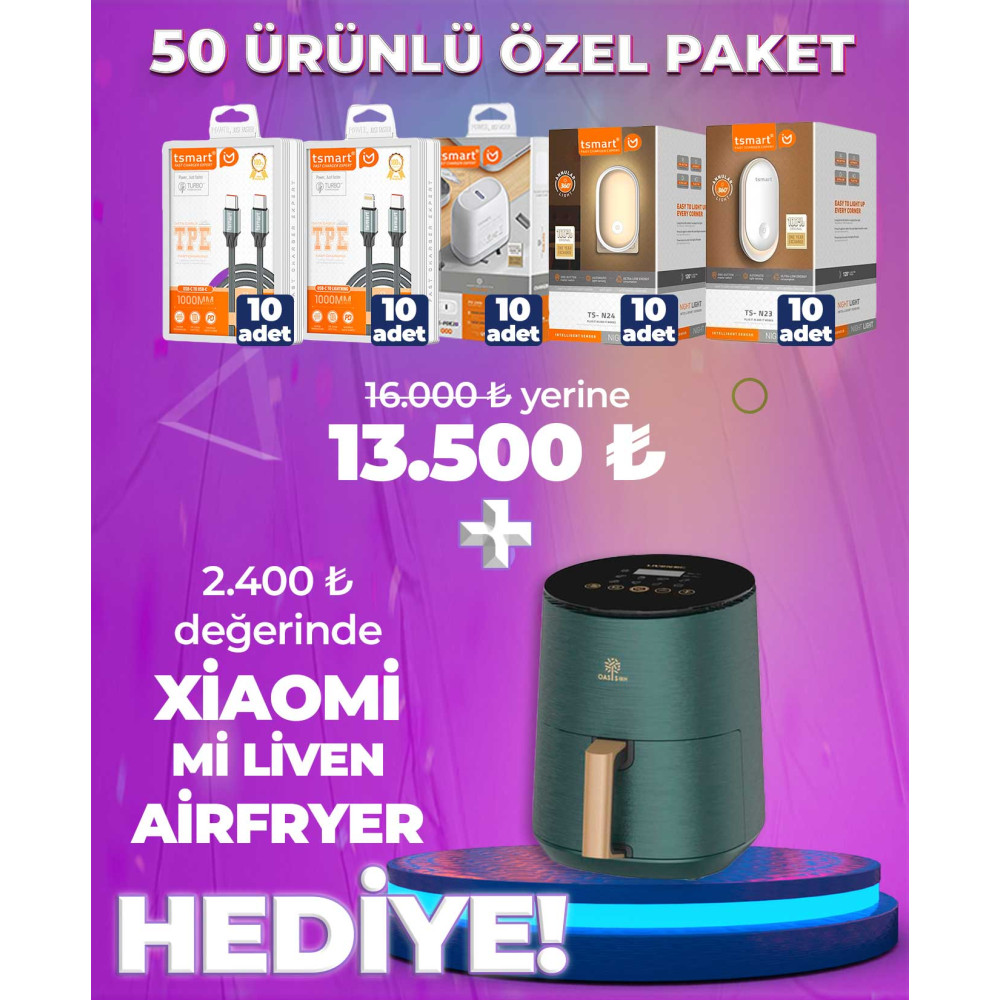 Xiaomi Mi Liven Air Fryer Hediyeli Fırsat Paketi Elektronik Fiyatı
