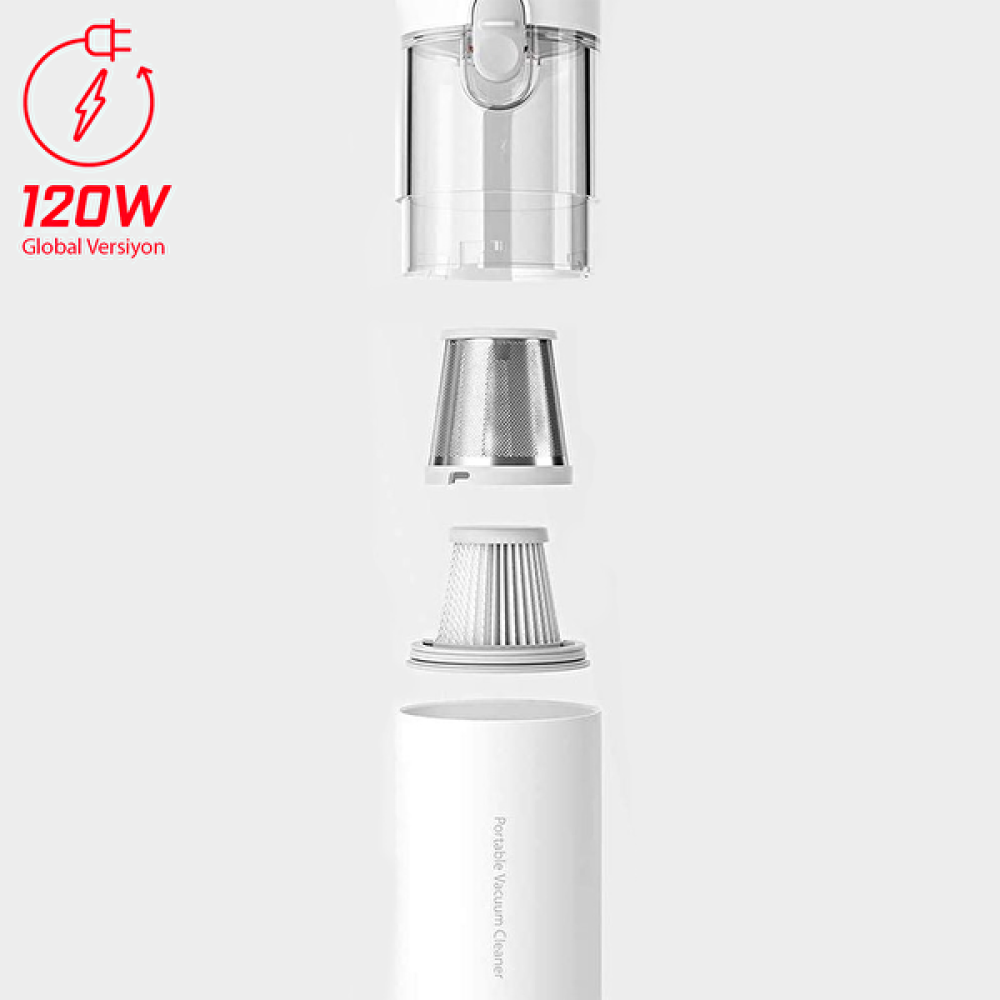 Xiaomi Mi Vacuum Global Versiyon 120 W Mini Şarjlı El Süpürgesi Şarjlı Süpürgeler Fiyatı