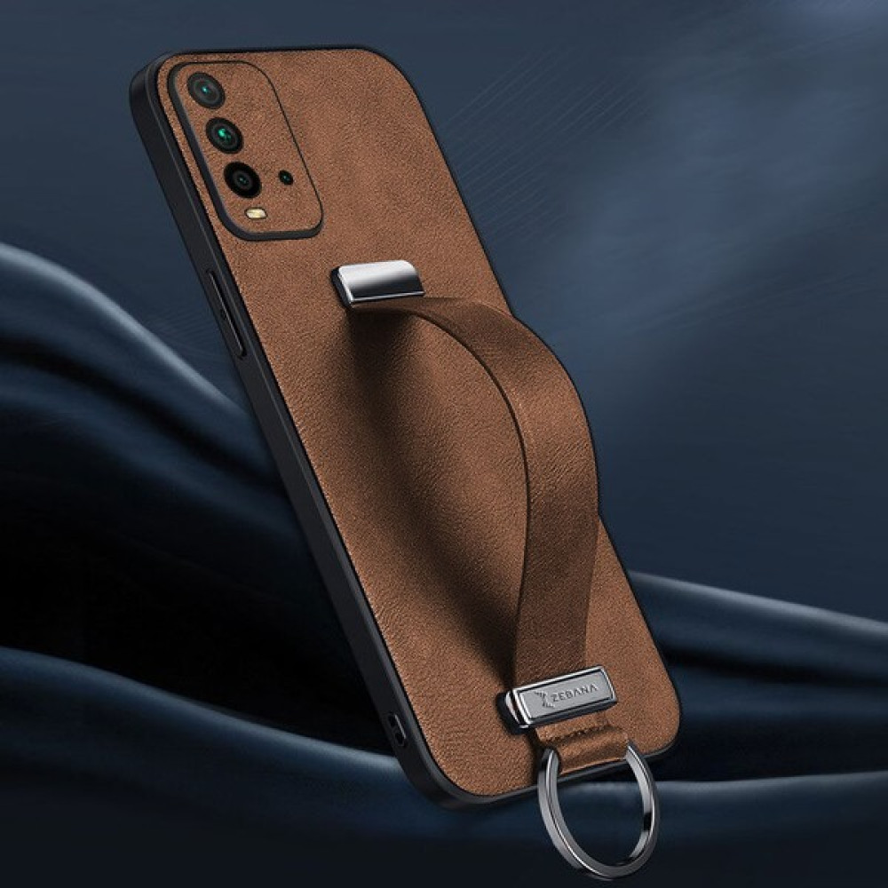 Xiaomi Redmi 9t Kılıf Zebana Classic Deri Kılıf Kahverengi Cep Telefonu Kılıfı Fiyatı