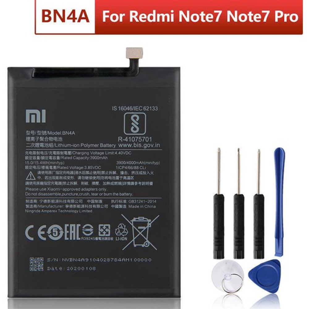 Xiaomi Redmi Note 7 & Note 7 Pro BN4A Batarya Pil + Tamir Seti Cep Telefonu Bataryası Fiyatı
