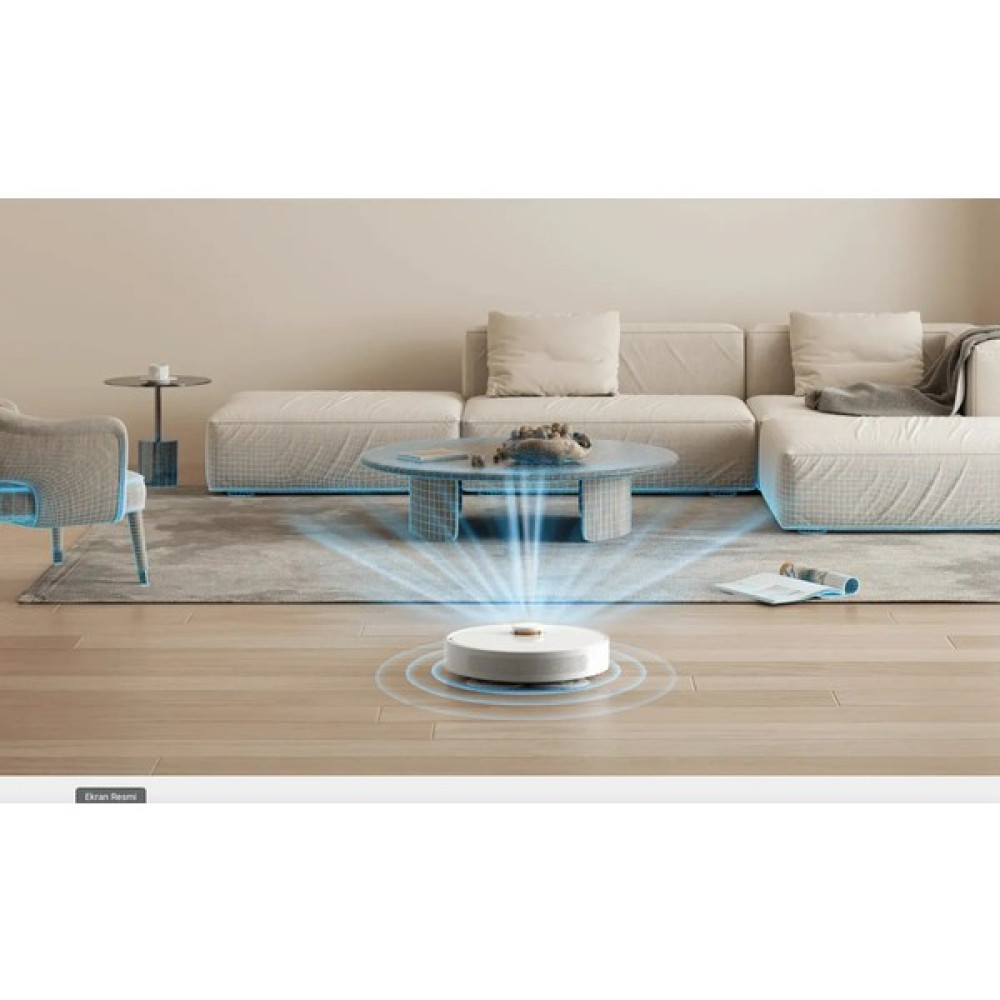Xiaomi Ultra Premium 3D Engellerden Kaçınma, Halı Kenarı Tanımlama, Çift Ped Basınçlı Paspas Özelliği Robot Süpürge+ + Luciole Beyaz Lambader Hediye! Robot Süpürgeler Fiyatı