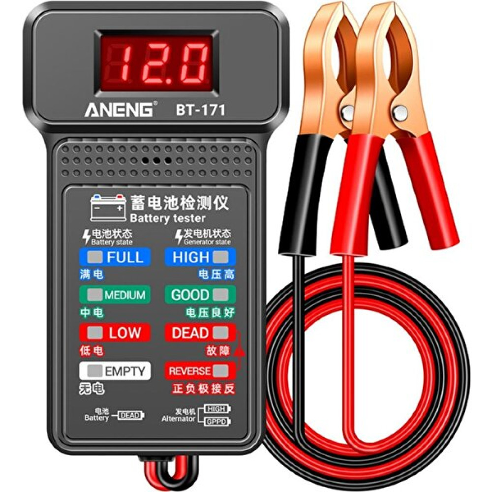 Xiaxiaoer Aneng BT-171 12V Otomotiv Akü Test Cihazı Araçları Teşhis Araçları Akü Analiz Cihazı (1 Adet) (Yurt Dışından) - Renkli Diğer Test ve Ölçüm Cihazları Fiyatı