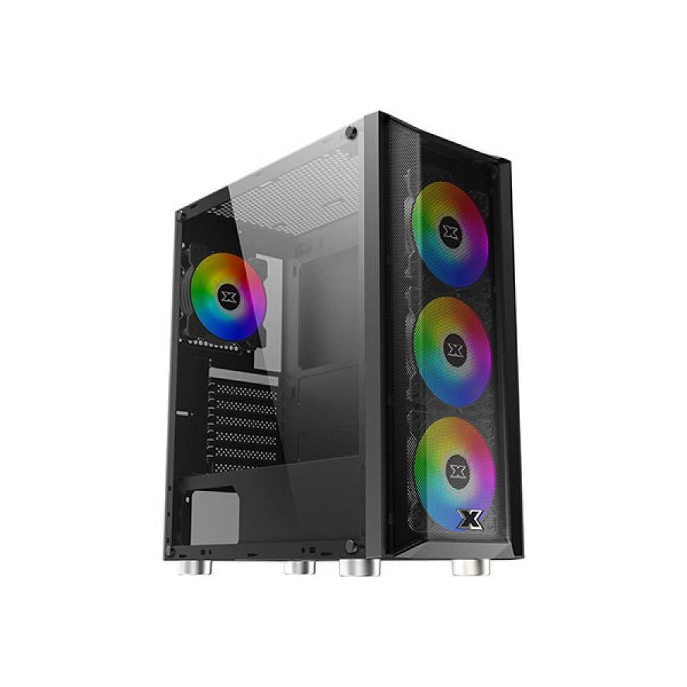 Xigmatek EN45594 4 Adet Rainow Fanlı X-Power 600W Mesh Panel - Tempered Camlı Gaming Oyuncu Kasası - Siyah PC Kasaları Fiyatı