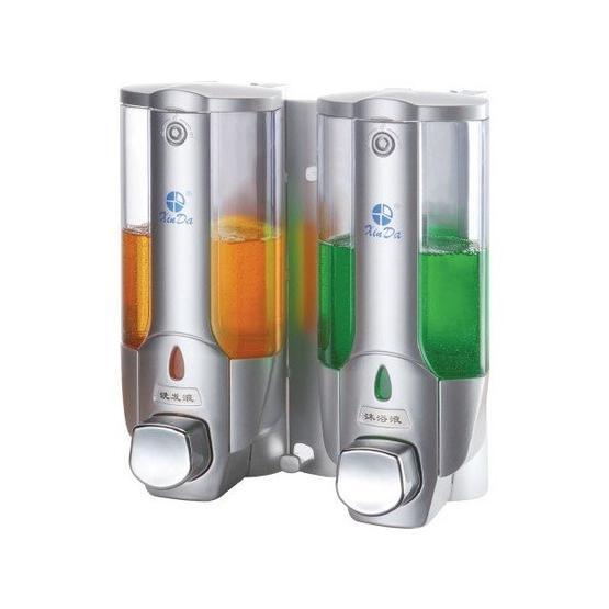 Xinda ZYQ138SG 2'li Silver 380 Ml Sıvı Sabun Ve Şampuan Dispenseri