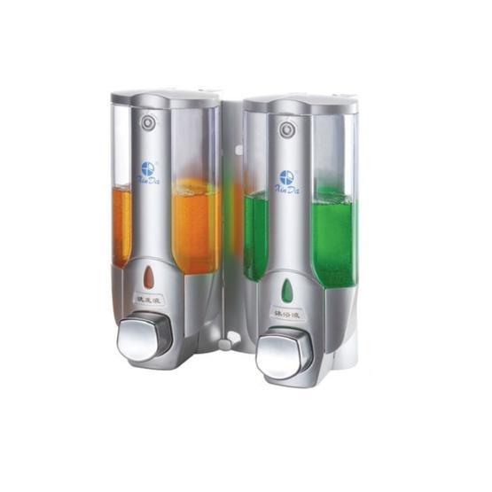 Xinda ZYQ138SG 2'li Silver 380 Ml Sıvı Sabun Ve Şampuan Dispenseri Sabunluk Fiyatı