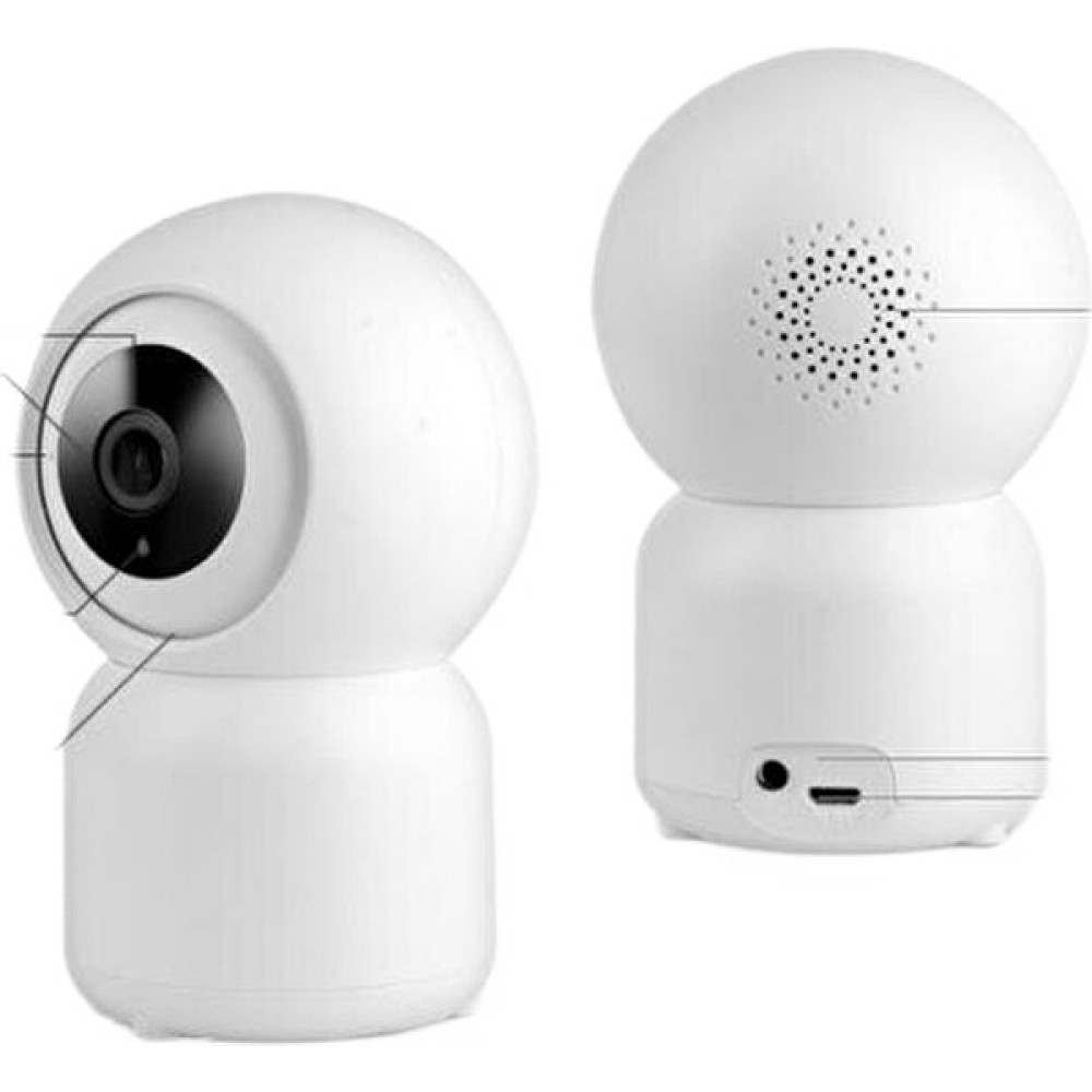 Xinh 1080 P Ip Kamera Otomatik Izleme Ev Güvenlik Kapalı Kamera Gözetim Kablosuz Wifi Kamera Bebek Monitörü Webcam (Yurt Dışından) - Beyaz Web Kameraları Fiyatı