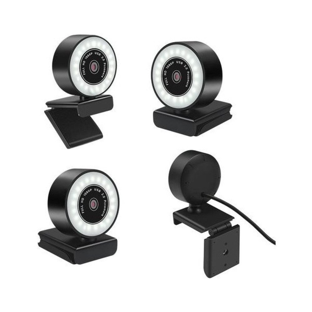 Xinh (1080P) Hd Web Kamerası Mikrofon ile LED Web Kamera Bilgisayar Pc Video Kayıt Webcam Için Otomatik Odak Ayarlanabilir Taban Cam USB (Yurt Dışı... Web Kameraları Fiyatı