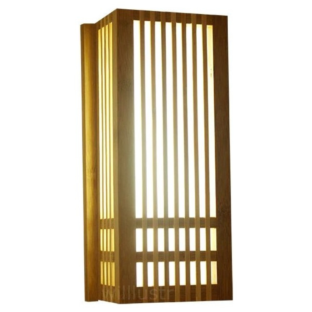 Xinh 4 W Japon Tarzı Duvar Lambası Başucu Masif Ahşap Tatami Kapalı LED Duvar Lambası Koridor Porch Dikdörtgen Lamba (Yurt Dışından) Aplikler Fiyatı