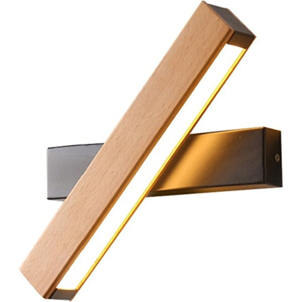 Xinh 4 W LED Akrilik Duvar Lambası Modern Minimalist Yaratıcı Yatak Odası Başucu Koridor Duvar Lambası Ahşap Dönen Okuma Duvar Lambası (Sıcak Işık)... Aplikler Fiyatı
