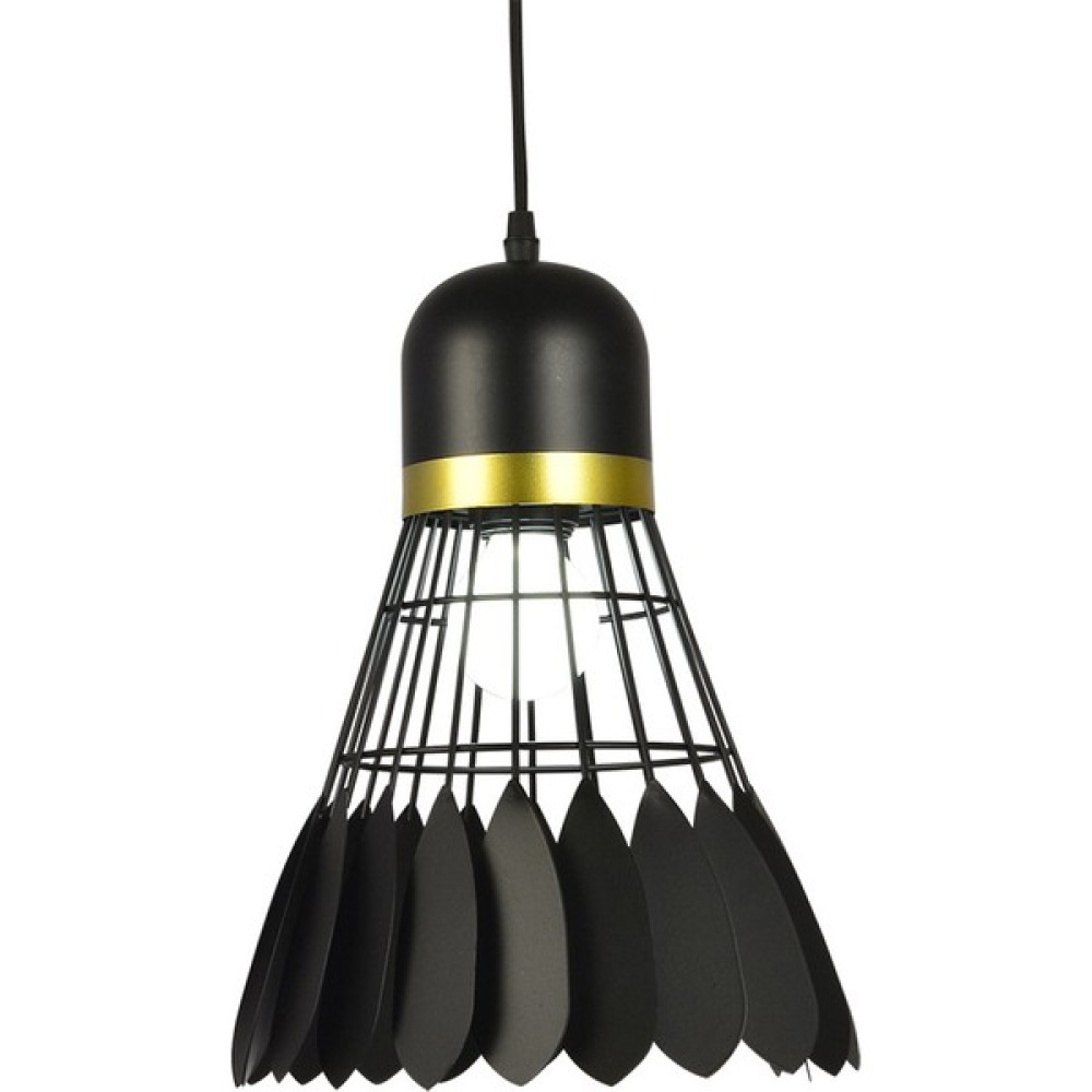 Xinh 40 cm Tüy Avize, 220 V LED Işık Macaron Modern Minimalist Moda Restoran Koridor Kart Avize, Siyah Badminton Işık (Yurt Dışından) Avize Fiyatı