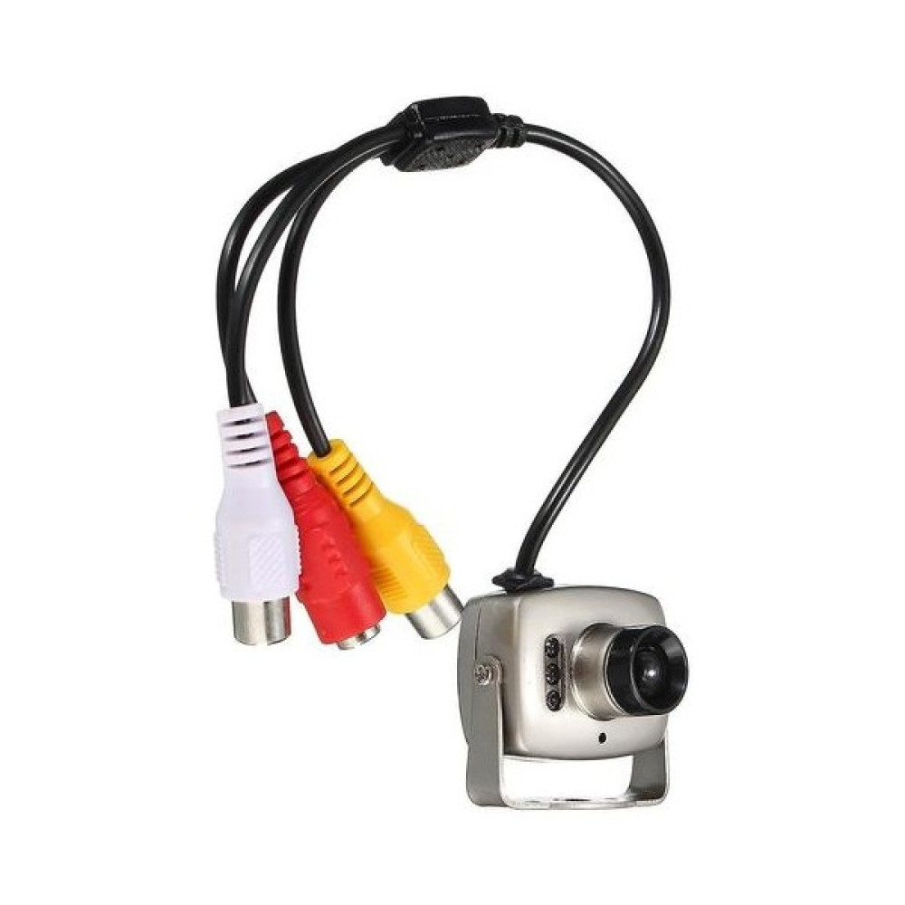 Xinh 6 LED Mini Kablolu Kızılötesi Cmos Cctv Kamera Güvenlik Renk Gece Görüş (Yurt Dışından) - Gri Güvenlik Kameraları Fiyatı