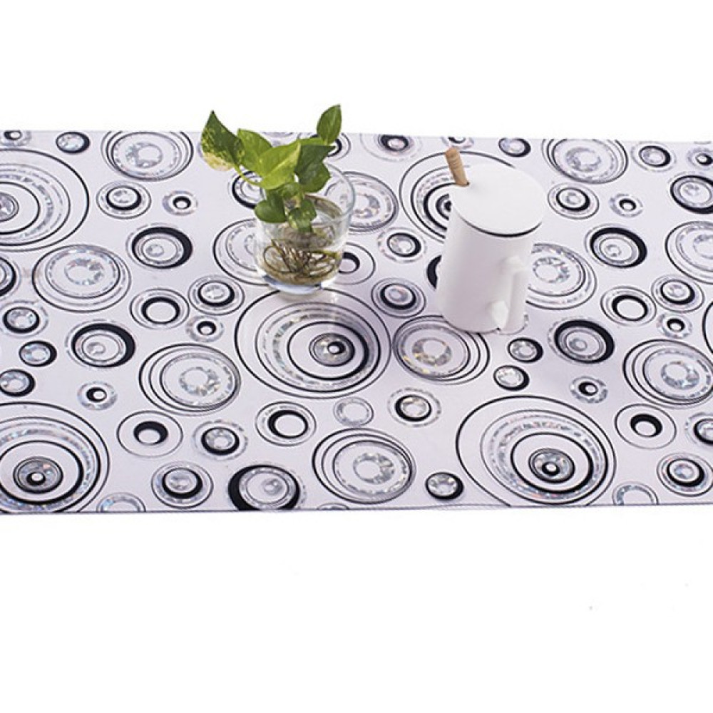 Xinh Güçlü Masa Örtüsü Su Geçirmez Temizle Plastik Masa Örtüsü Şeffaf Masa Örtüsü Mutfak Yemek Mat Kore Tarzı | Masa Örtüleri - 60 x 120 cm Masa Örtüsü Fiyatı