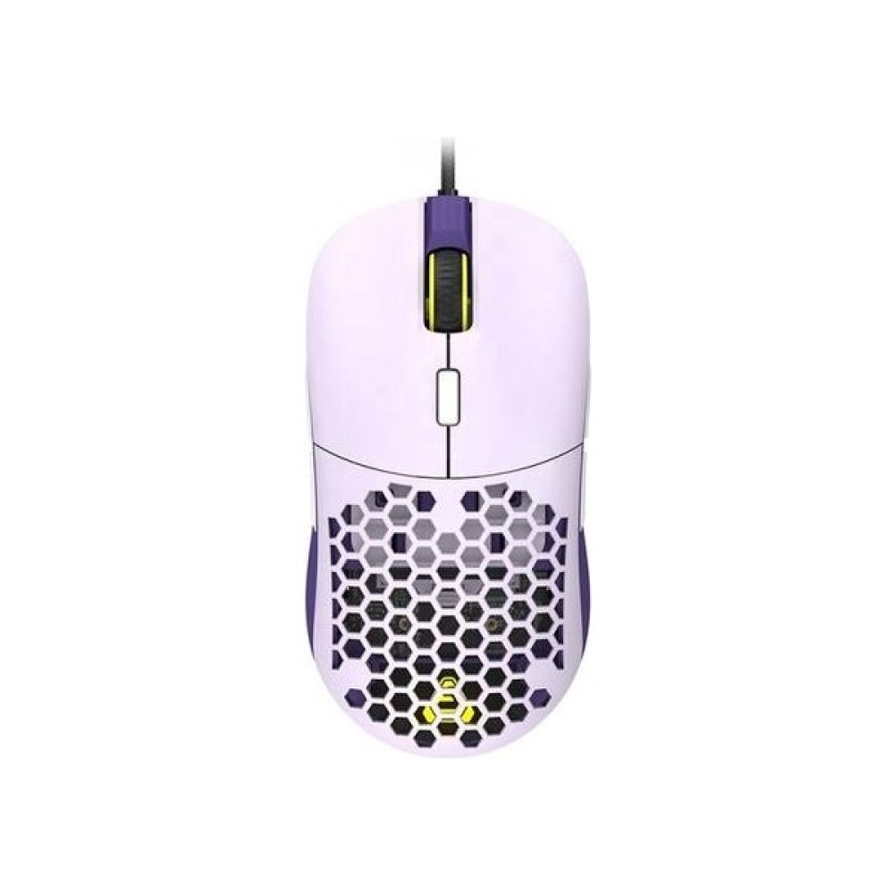 Xinh Hafif Rgb Oyun Fare Ergonomi Petek Tasarım 16000DPI Makro Programlama Yapraklık Oyun / Ofis Fareleri Pc Için | Fareler (Mor) - Mor Klavye - Mouse Fiyatı