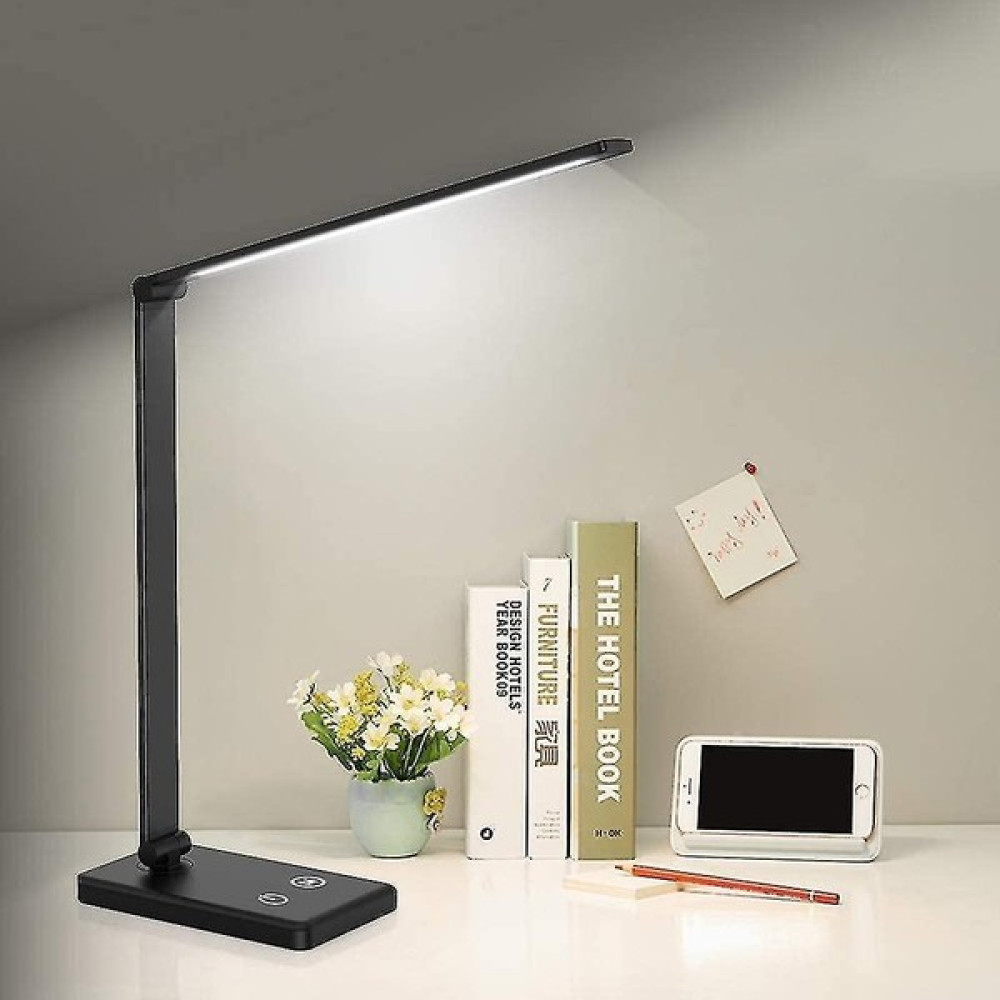 Xinh Lambalar Masa Lambası LED Masa Lambası Göz Bakımı Masa Lambası USB Şarj Portu Dokunmatik Kontrol Okuma Lambası (Yurt Dışından) - Siyah Masa Lambası Fiyatı