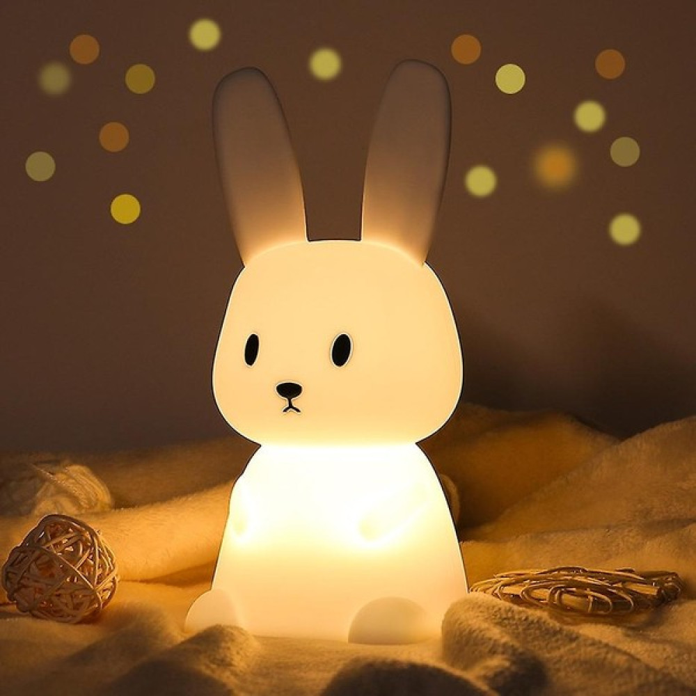Xinh LED Çocuk Gece Lambası Infantil Nacht Lamba Yatak Odası Lamba Dokunmatik Sensörü Dekor Çocuklar İçin Sevimli Hediye (Yurt Dışından) - Beyaz Gece Lambası Fiyatı