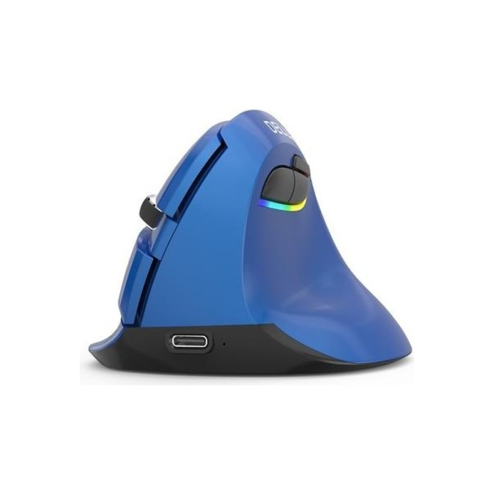 Xinh Mini Bluetooth USB Kablosuz Fare Sessiz Tıklayın Rgb Ergonomik Şarj Edilebilir (Yurt Dışından) - Mavi Klavye - Mouse Fiyatı