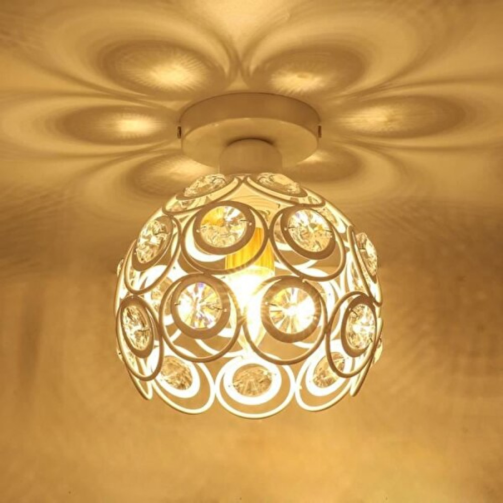 Xinh Modern Kristal Tavan Lambası 20 cm Endüstriyel Beyaz Tavan Lambası Oda Oturma Odası Için (Yurt Dışından) Avize Fiyatı