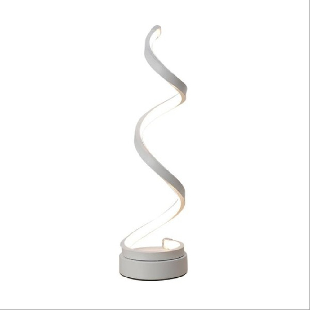 Xinh Modern Spiral LED Masa Lambası Akıllı Kısılabilir Kavisli LED Masa Lambası Çağdaş Minimalist Tasarım Işık Akrilik LED Modelleme Lambası | LED ... Masa Lambası Fiyatı