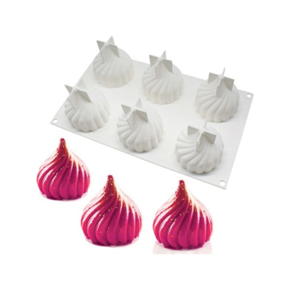 Xinh Pişirme Için 3D Silikon Kalıplar Dondurma Kalıp Silikon Mousse Pişirme Çerez Kalıbı Fondan Pasta Silikon Puding Kalıpları Yapışmaz | Kek Kalıp... Kek Kalıpları Fiyatı