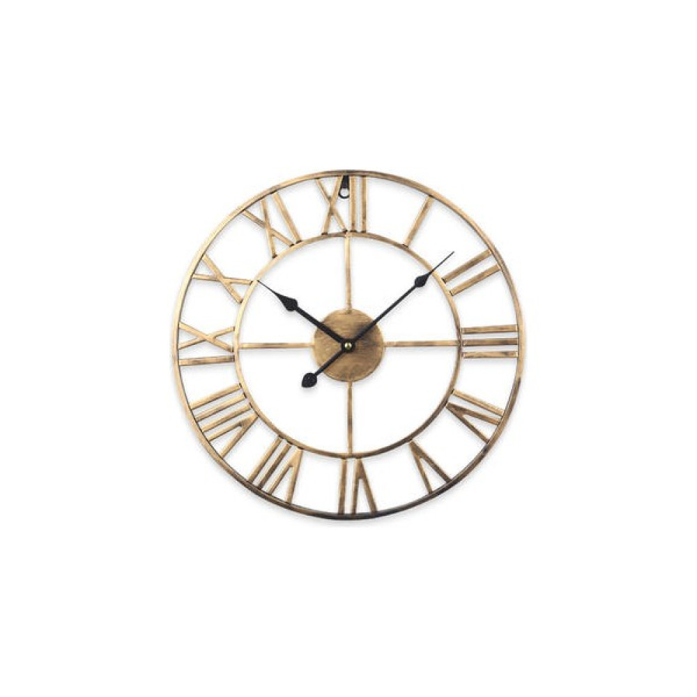 Xinhang 40 cm Büyük Iskelet Metal Roma Duvar Saati Büyük Sayılar Dev Yuvarlak Ingiltere (Yurt Dışından) Dekoratif Saat Fiyatı