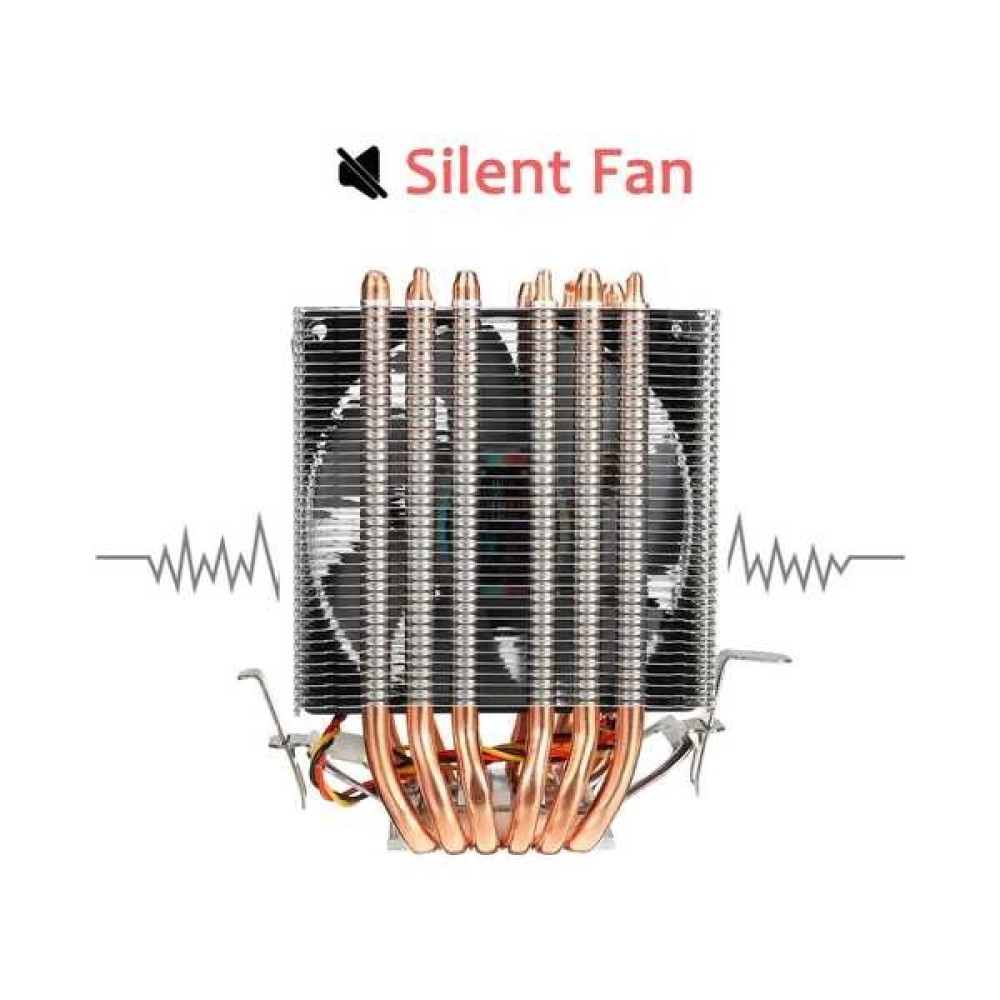 Xinhang Çift Kule Cpu Soğutucu Fan Heatpipe Soğutma Fanlar Radyatör Soğutucu Fan (Yurt Dışından) - Siyah Soğutucular Fiyatı