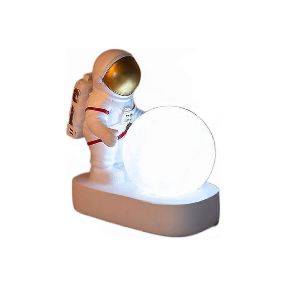 Xinhang Modern Astronot Masa Lambası Art Deco Reçine Lamba Masa Yatak Odası Lamba Yaratıcı Oturma Odası Loft Dekorasyon Uzay Adam Masa Işık LED (Pi... Abajur Fiyatı