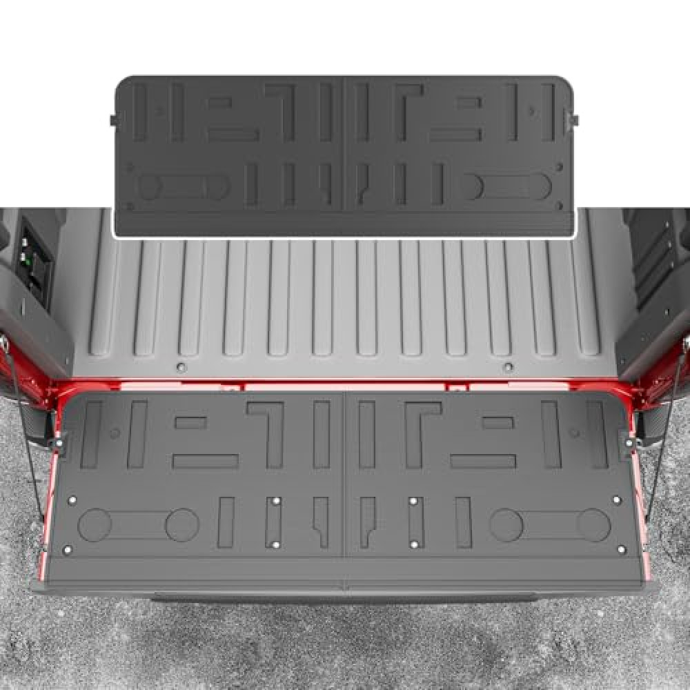 xipoqix Tailgate Mat Compatible with 2021 2022 2023 2024 2025 Ford F150 Truck Mat Tailgate Liner Replacement for 2021-2025 Ford F-150 Accessories (Tailgate Mat)