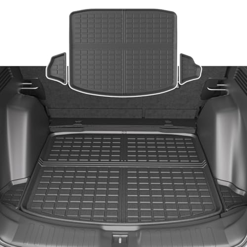 xipoqix Trunk Mat Compatible with 2017-2022 Honda CRV Cargo Liner TPE All Weather Cargo Liner Replacement for 2017 2018 2019 2020 2021 2022 Honda CR-V Accessories (Rear Trunk Mat)