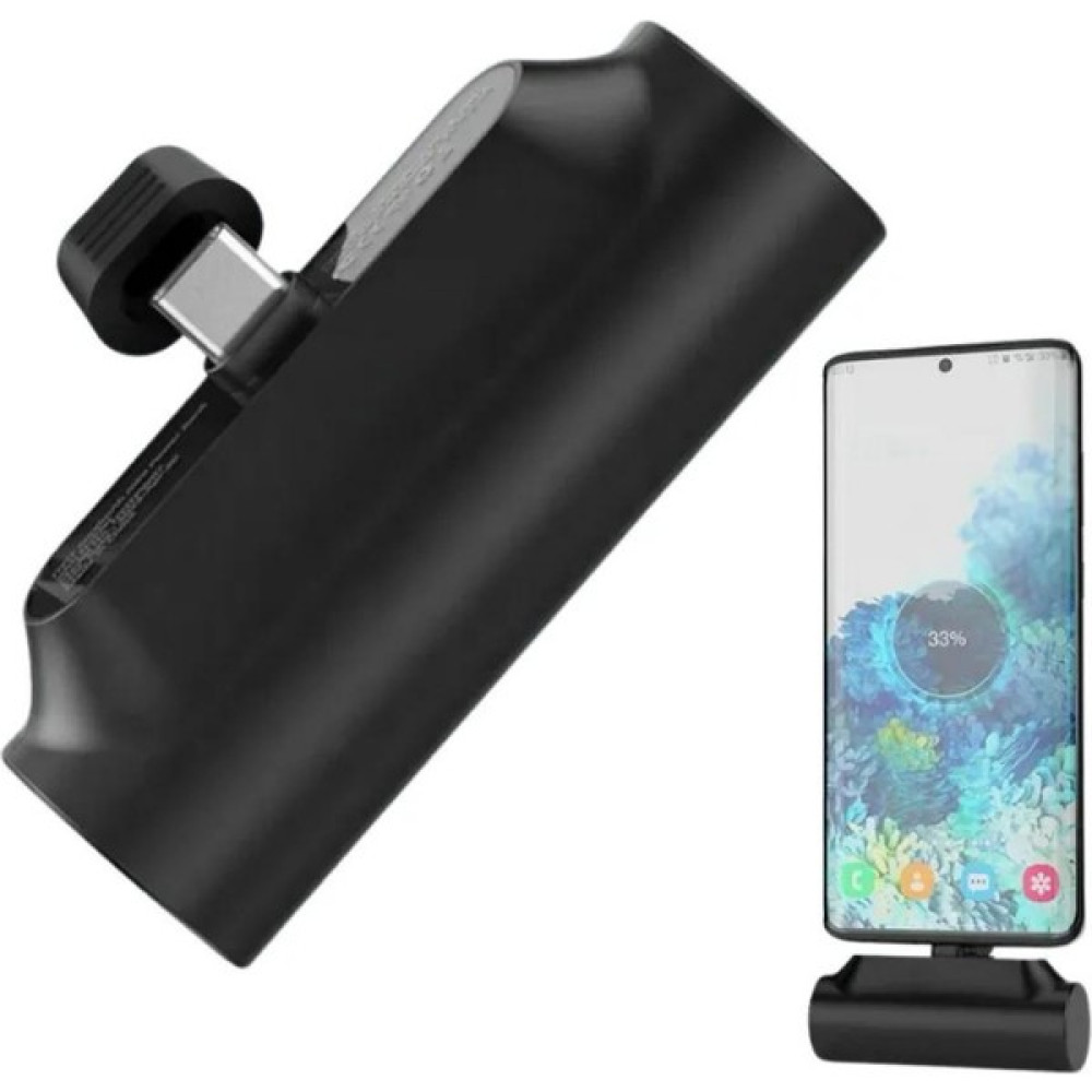 Xira Mini Type-C Uclu Powerbank 3000 mAh Harici Pil Kablosuz Taşınabilir Batarya Hızlı Şarj Powerbank - Siyah Taşınabilir Şarj Cihazı - Powerbank Fiyatı
