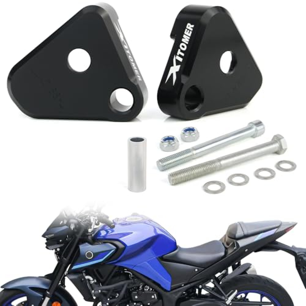 Xitomer 1.5'' Lowering Links Compatible with MT-03 2016-2024 MT 03 & YZF-R3 2015-2024 YZF R3 Suspension Links Motorcycle Lower Link kits
