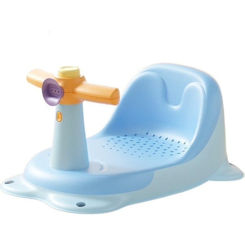 Xiusanping Bebek Banyo Sandalyesi Bebek Koltuğu Tabure Banyo Sandalyesi Çocuk Yalan Braketi Yenidoğan Küvet Oturabilir (Yurt Dışından) - Açık Mavi Bebek Banyo-Tuvalet Fiyatı