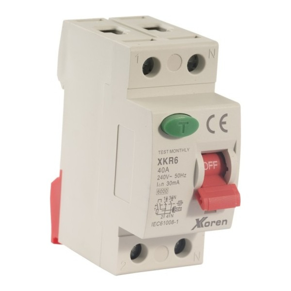 Xkoren 63A 6ka 300MA 2 Kutup (Elektronik-Ac Tip) Kaçak Akım Koruma Şalteri Elektrikli El Aletleri Fiyatı