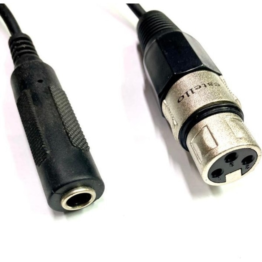Xlr Dişi - 6.3mm Mono Dişi Çevirici Kablo Stüdyo ve Sahne Ekipmanları Fiyatı