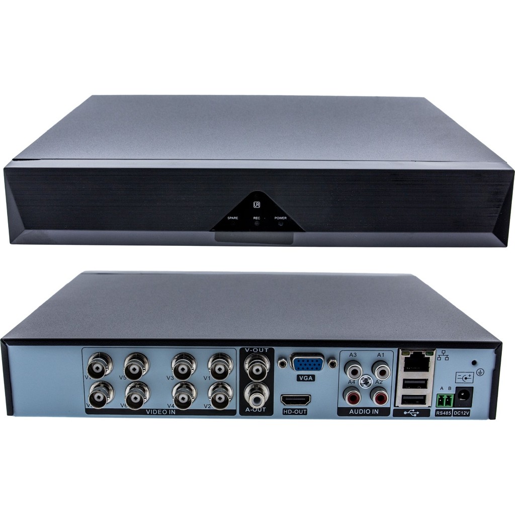 Xmeye 8 Kanal 5MP 1080P Kamera Kayıt Cihazı H265+ Plus 1x8TB Kapasite ile Hibrit Özellik Diğer Fiyatı