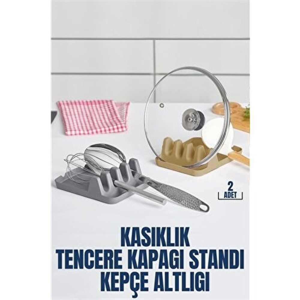 XML Dünyası 2 Li Düzenleyici Kaşıklık Tencere Kapağı Standı Kirli Kaşıklık Kepçe Altlığı 719450 Pratik Mutfak Gereçleri Fiyatı