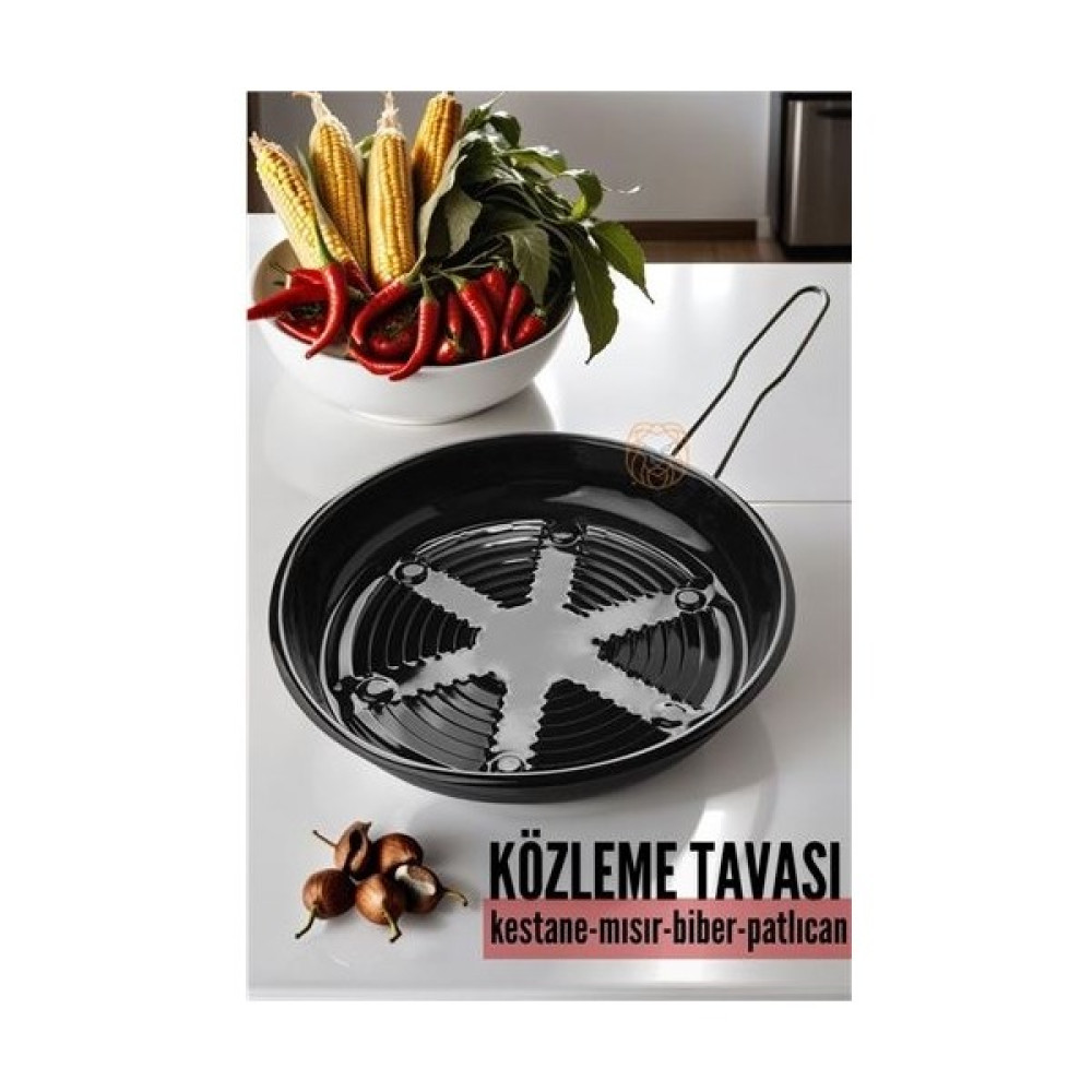XML Dünyası Közleme Tavası Emaye D'auria Design 719312 Tavalar Fiyatı