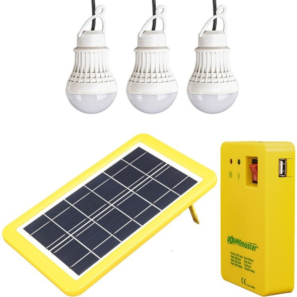 XML Dünyası Powermaster PM-8905 Güneş Panelli 3 Lambalı Powerbank Özellikli Çok Amaçlı Şarjlı Solar Aydınlatma Çim Biçme Makinesi Fiyatı